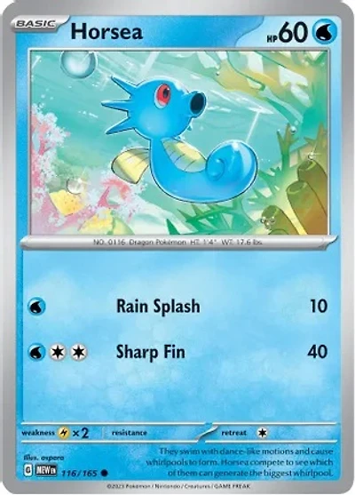Horsea - 116/165 - Common