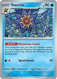 Starmie - 121/165 - Holo Rare