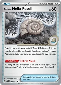 Antique Helix Fossil - 153/165 - Common