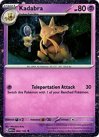 Kadabra - 064/165 - Cosmos Holo Promo
