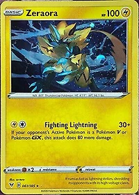 Zeraora - 061/185 - Holo Rare - Cosmos Holo
