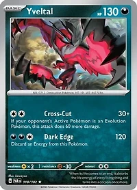 Yveltal - 118/182 - Holo Rare