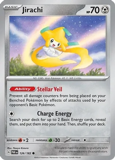 Jirachi - 126/182 - Common - Reverse Holo