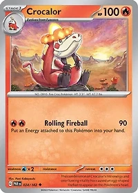 Crocalor - 024/182 - Uncommon - Reverse Holo