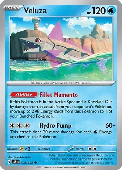 Veluza - 054/182 - Uncommon - Reverse Holo