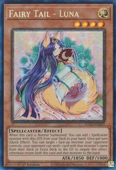 Fairy Tail - Luna - RA01-EN009 - Prismatic Collector's Rare - 1st Edition