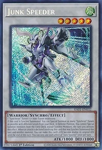 Junk Speeder - RA01-EN032 - Secret Rare - 1st Edition