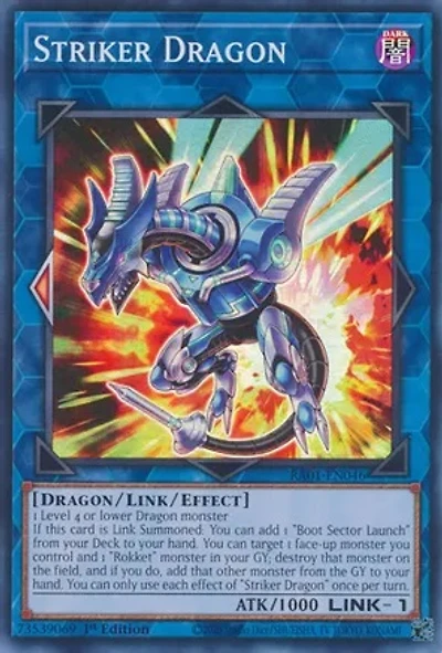 Striker Dragon - RA01-EN046 - Ultra Rare - 1st Edition