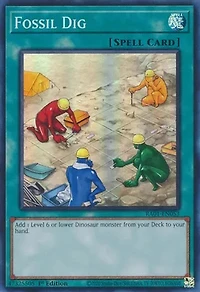 Fossil Dig - RA01-EN053 - Super Rare - 1st Edition
