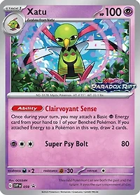 Xatu - SVP059 - SVP Black Star Promos (Prerelease)