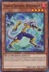 Coach Soldier Wolfbark - SR14-EN011 - Common - 1st Edition
