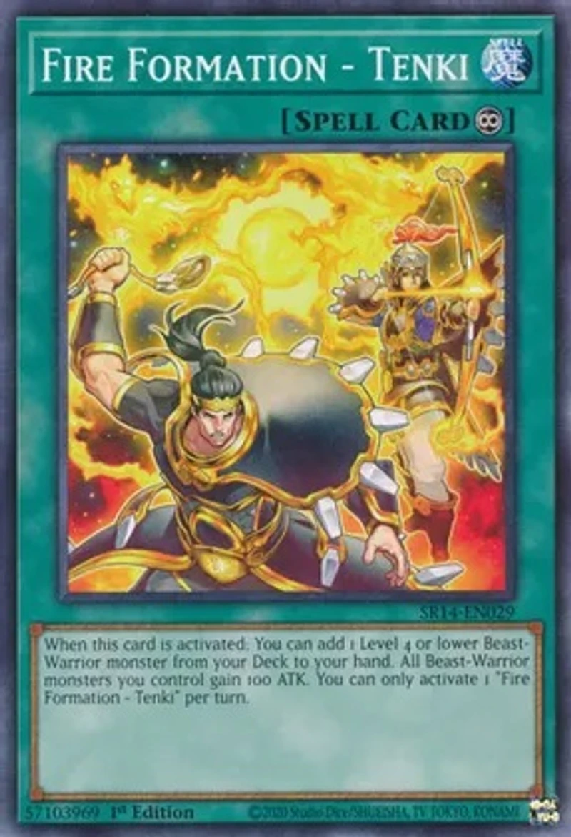 Fire Formation - Tenki - SR14-EN029 - Common - 1st Edition