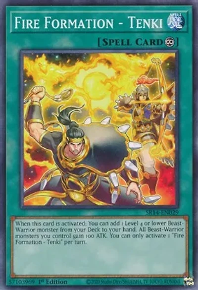 Fire Formation - Tenki - SR14-EN029 - Common - 1st Edition