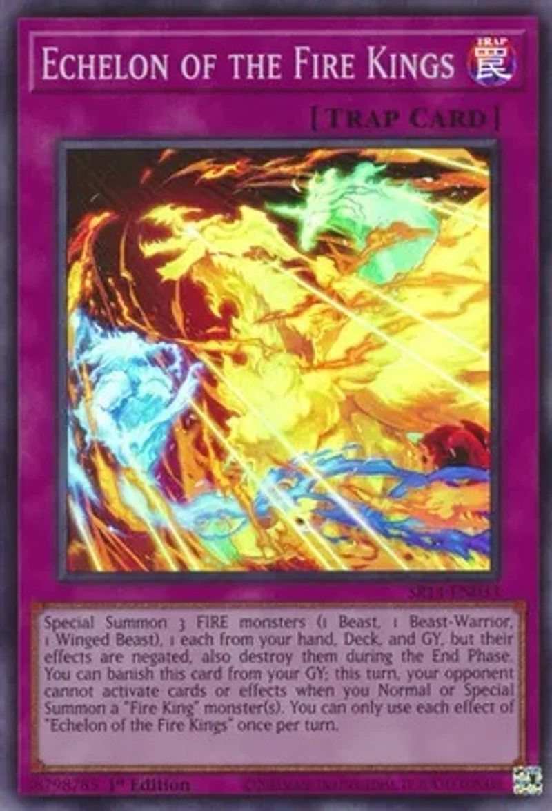 Echelon of the Fire Kings - SR14-EN033 - Super Rare - 1st Edition