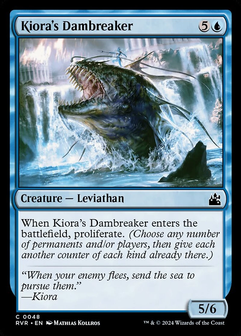 Kiora's Dambreaker - Foil