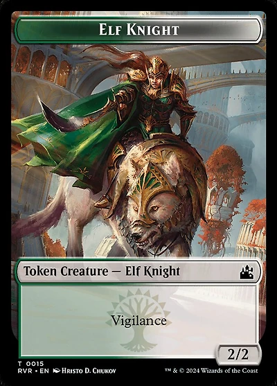 Elf Knight Token