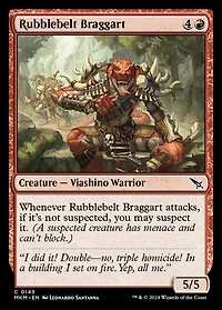 Rubblebelt Braggart - Foil