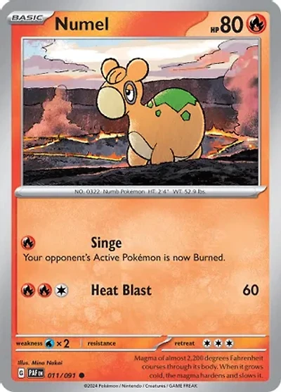 Numel - 011/091 - Common - Reverse Holo