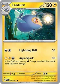 Lanturn - 021/091 - Uncommon - Reverse Holo