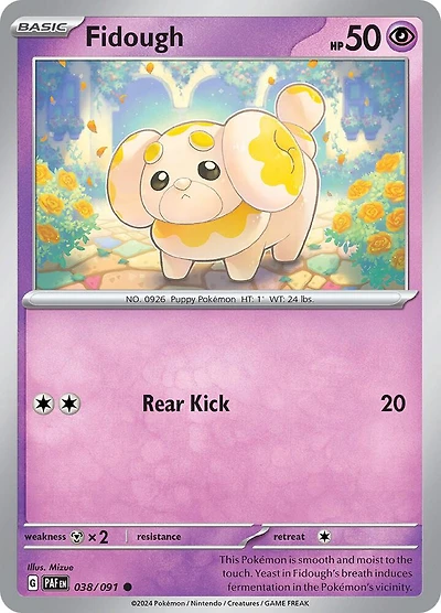 Fidough - 038/091 - Common - Reverse Holo