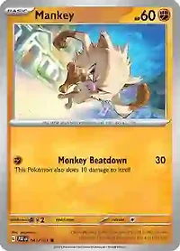 Mankey - 045/091 - Common - Reverse Holo