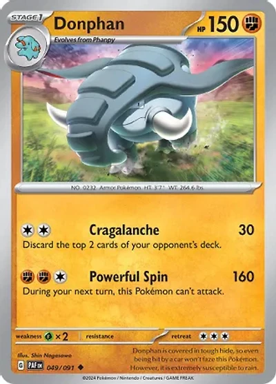 Donphan - 049/091 - Uncommon - Reverse Holo
