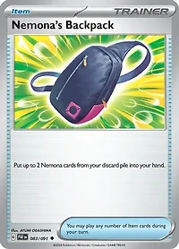 Nemona's Backpack - 083/091 - Common - Reverse Holo