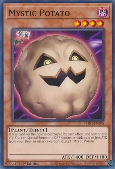 Mystic Potato - PHNI-EN098 - Common - 1st Edition