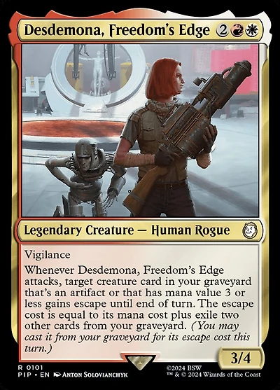 Desdemona, Freedom's Edge - Foil