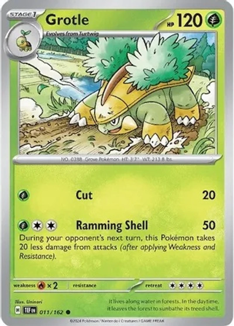Grotle - 011/162 - Common - Reverse Holo