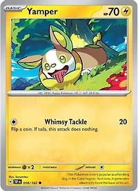 Yamper - 058/162 - Common - Reverse Holo
