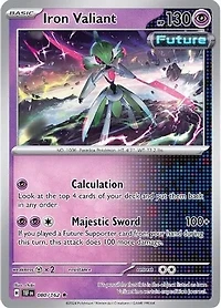 Iron Valiant - 080/162 - Rare - Reverse Holo