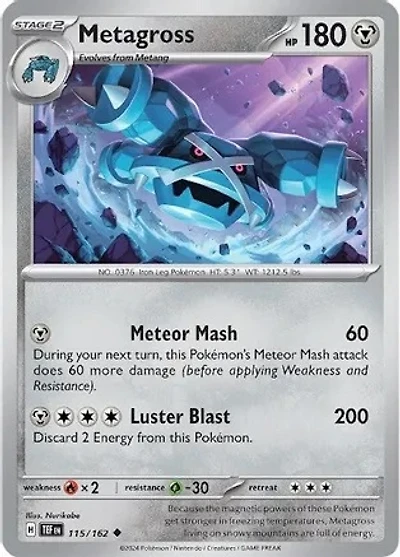 Metagross - 115/162 - Uncommon