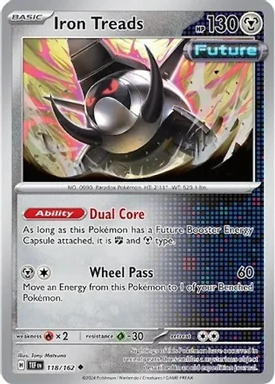 Iron Treads - 118/162 - Uncommon - Reverse Holo