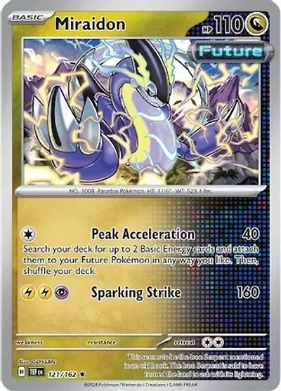 Miraidon - 121/162 - Holo Rare