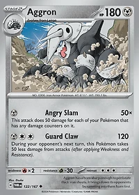 Aggron - 122/167 - Uncommon - Reverse Holo