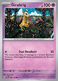 Girafarig - 083/167 - Common