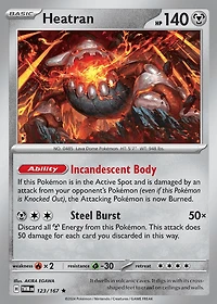 Heatran - 123/167 - Holo Rare