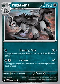 Mightyena - 114/167 - Uncommon - Reverse Holo