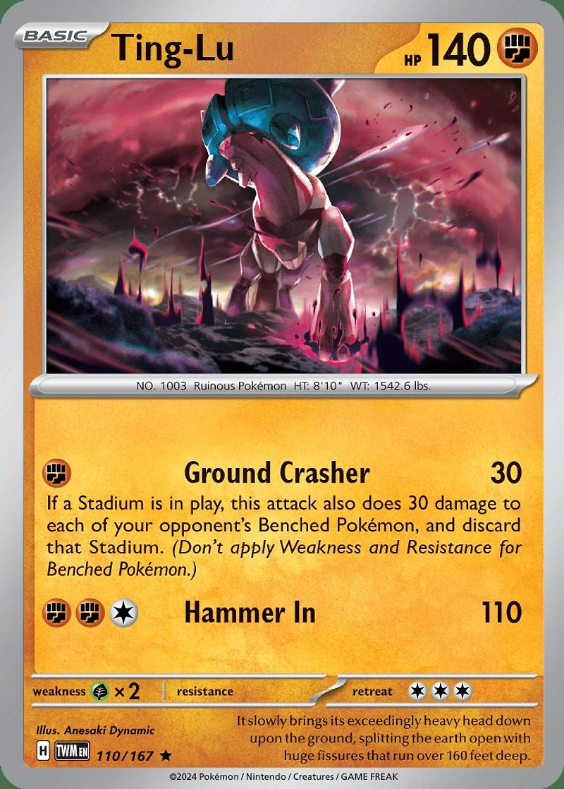 Ting-Lu - 110/167 - Holo Rare
