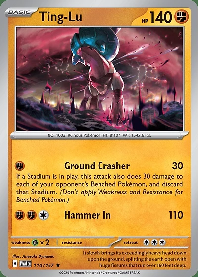 Ting-Lu - 110/167 - Holo Rare