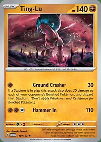 Ting-Lu - 110/167 - Holo Rare