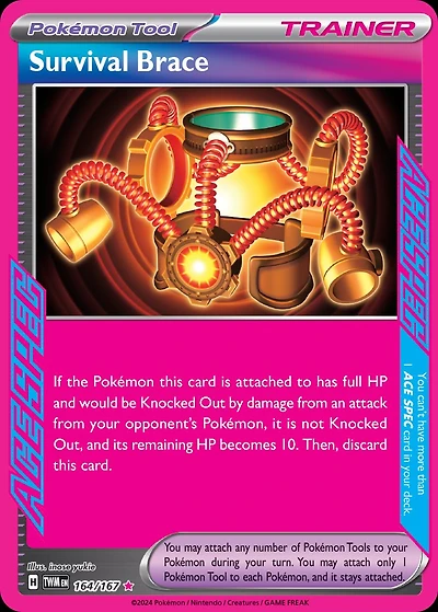 Survival Brace - 164/167 - Ace Rare