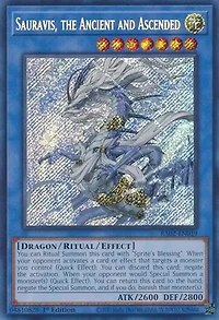 Sauravis, the Ancient and Ascended - RA02-EN019 - Secret Rare - 1st Edition