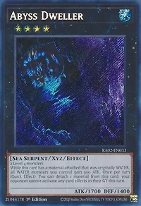 Abyss Dweller - RA02-EN033 - Secret Rare - 1st Edition