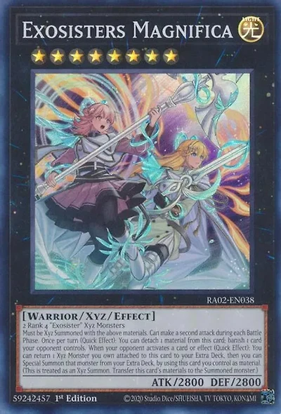 Exosisters Magnifica - RA02-EN038 - Super Rare - 1st Edition
