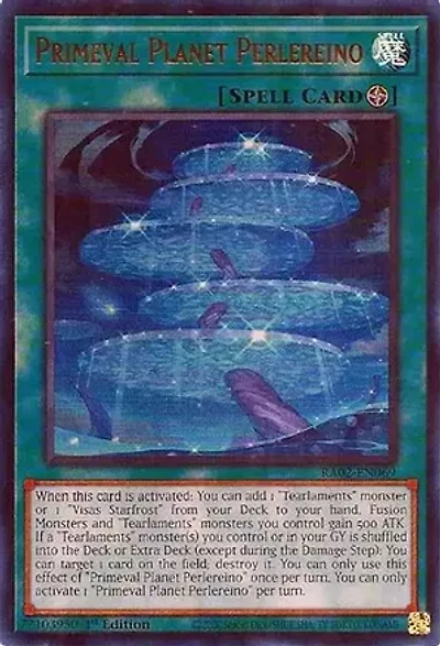 Primeval Planet Perlereino - RA02-EN069 Ultra Rare 1st Edition