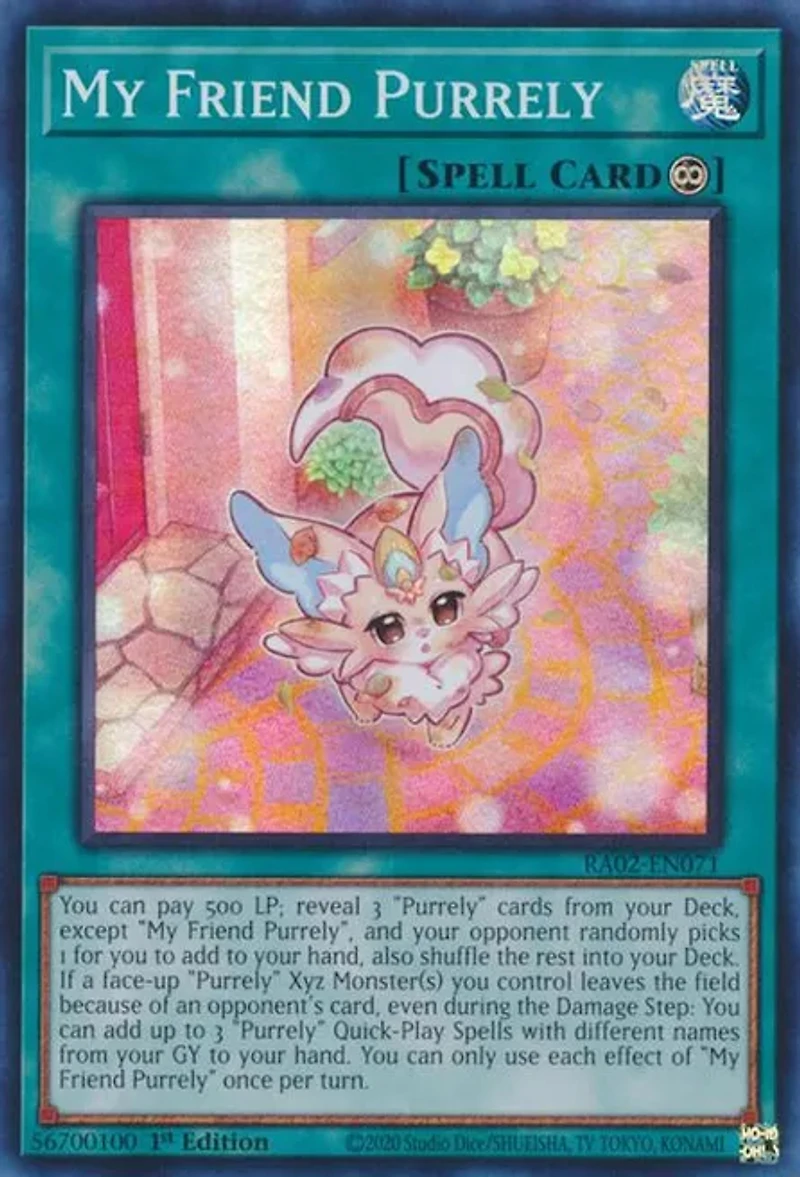 My Friend Purrely - RA02-EN071 - Secret Rare - 1st Edition