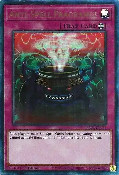 Anti-Spell Fragrance - RA02-EN076 - Prismatic Ultimate Rare - 1st Edition