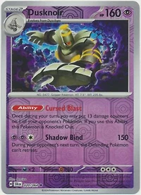 Dusknoir - 020/064 - Rare - Reverse Holo